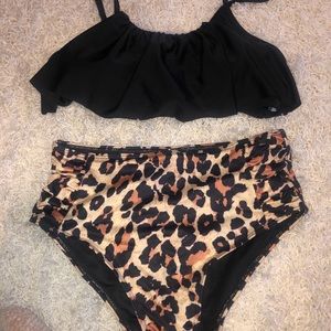 two piece swim suite